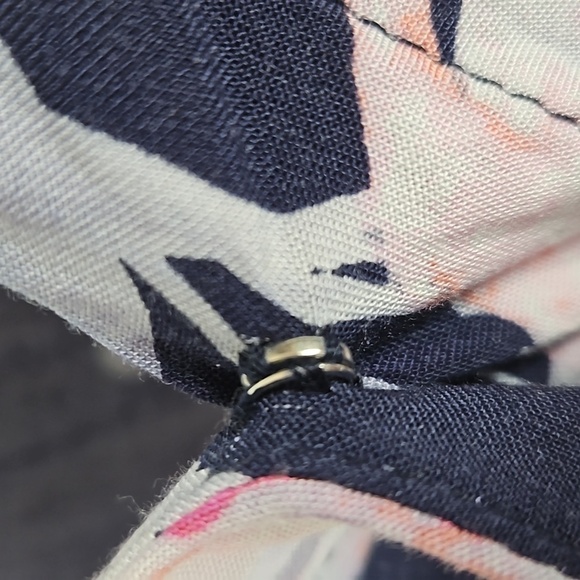 Bebop Soft Wrap Front Floral Camisole Romper Shorts Jumpsuit, Multicolor, S - Picture 4 of 6